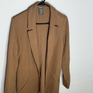 Matty M Knit Boyfriend Blazer (Camel)